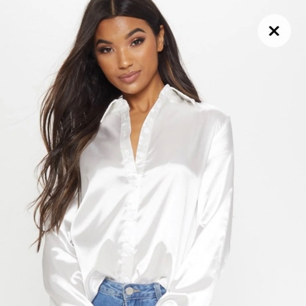 New satin top